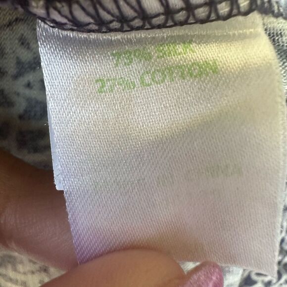 Lilly Pulitzer Blayney It's A Lilly Ruffle V Neck Silk Blend Dress S - Picture 8 of 8